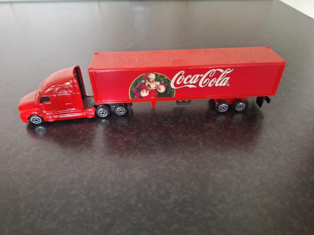 Coca-Cola vrachtwagen miniatuur, Overige merken, Gebruikt, Groter dan 1:32, Ophalen of Verzenden