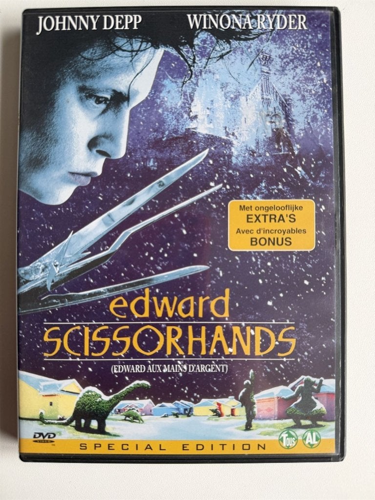 Edward Scissorhands (1990) DVD | Actie 5=4, Extra's, Engels, Vanaf 16 jaar, Nederlands