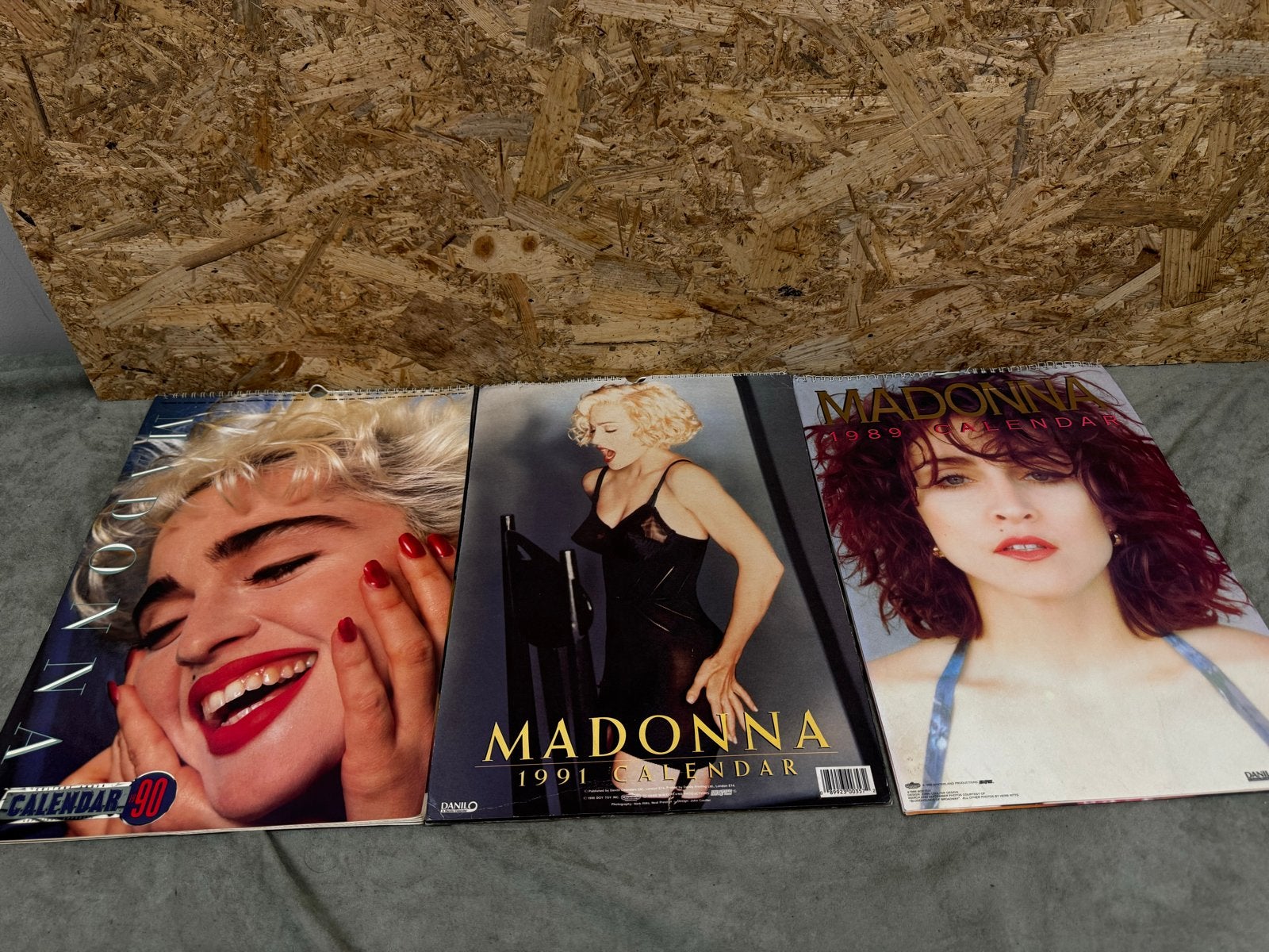 Set vintage Madonna Wandkalenders (1989, 1990, 1991) - ReK4, Verzamelen, Ophalen of Verzenden, X, Boek, Tijdschrift of Artikel