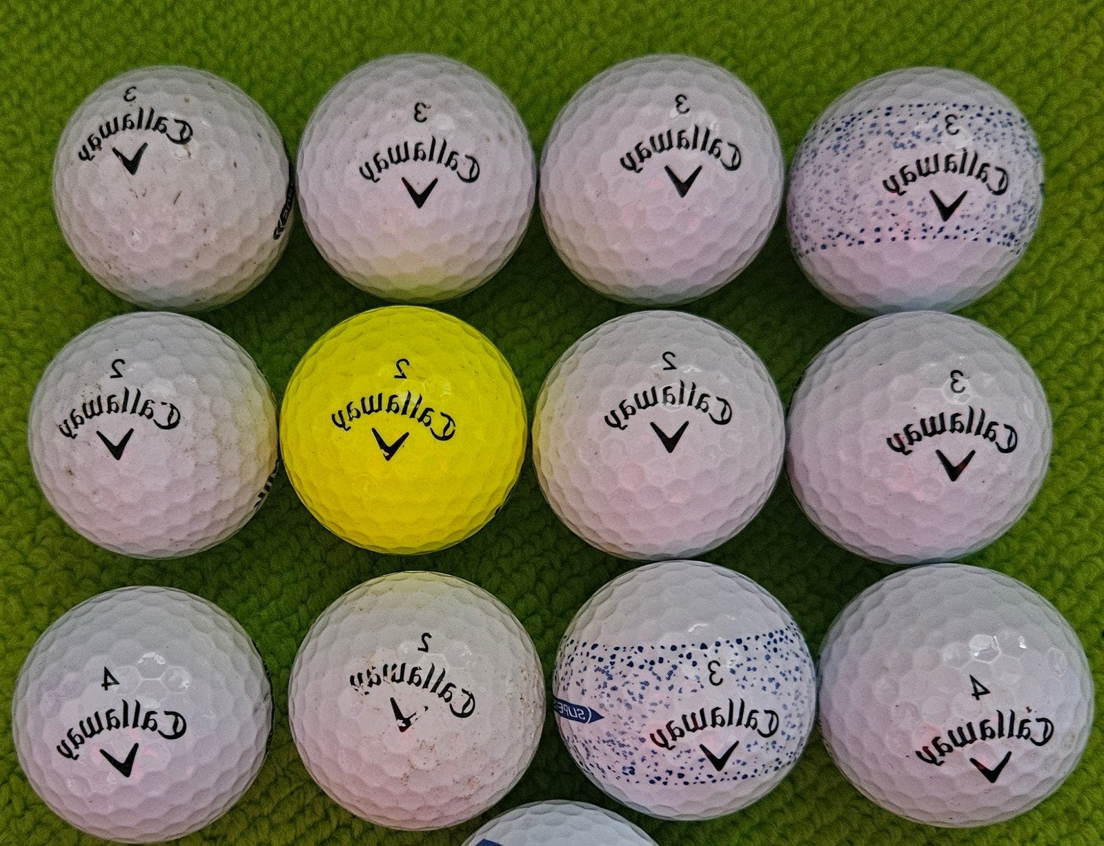12 Callaway supersoft golfballen., Sport en Fitness, Ophalen of Verzenden, Bal(len), Callaway