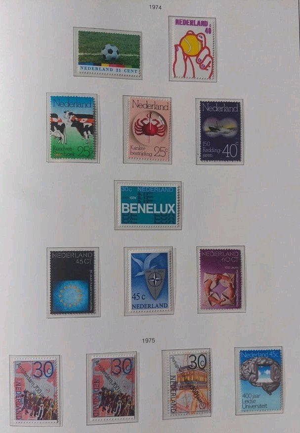 Postzegels Nederland 1974 postfris., Postzegels en Munten, Ophalen of Verzenden, Na 1940, Postfris