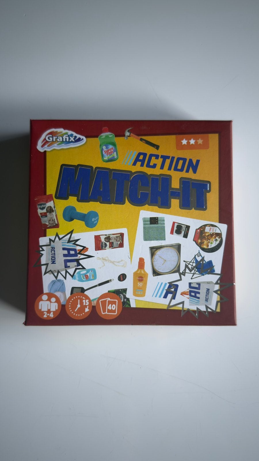 Match-it, Action editie, Grafix, nieuw in verpakking, Een of twee spelers, Ophalen of Verzenden, Nieuw