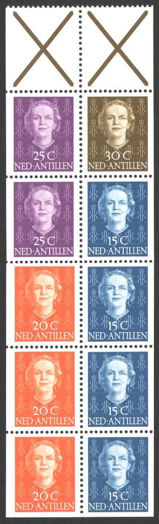 Nederlandse Antillen Inhoud PZB 3A rechts postfris 1979, Ophalen of Verzenden, Postfris