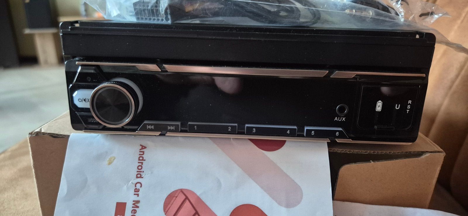 Auto Radio Nieuw Multimedia Speler uitklapbaar scherm Kabels, Auto diversen, Ophalen of Verzenden, Nieuw
