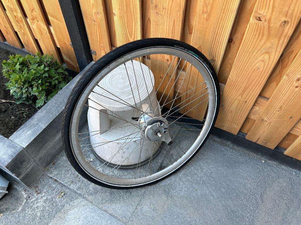 Achterwiel 28 inch 7 NEXUS  versnellingen rollerbrakes, Wiel, Gebruikt, Shimano Nexus, Ophalen of Verzenden