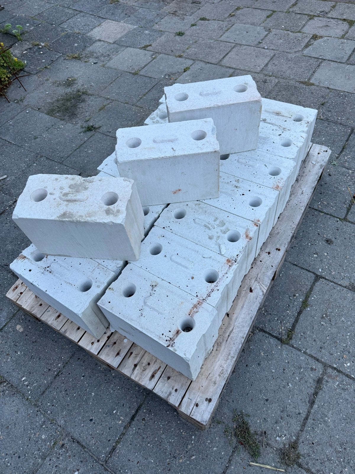 Kalkzandstenen blokken 150, Ophalen, Nieuw, Kalkzandstenen