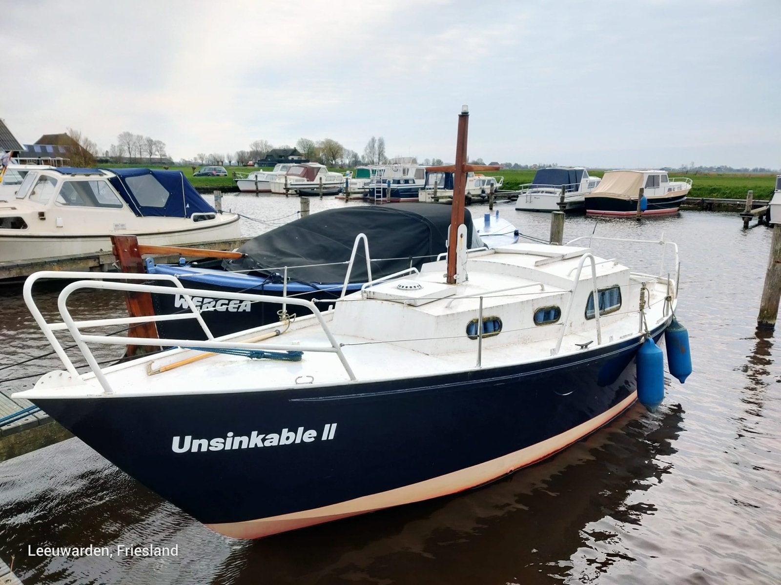 Sneekermeer kajuitboot, 7m., diesel, 4 slaappl, Watersport en Boten, Kajuitzeilboten en Zeiljachten, Ophalen, Overige merken, Gebruikt