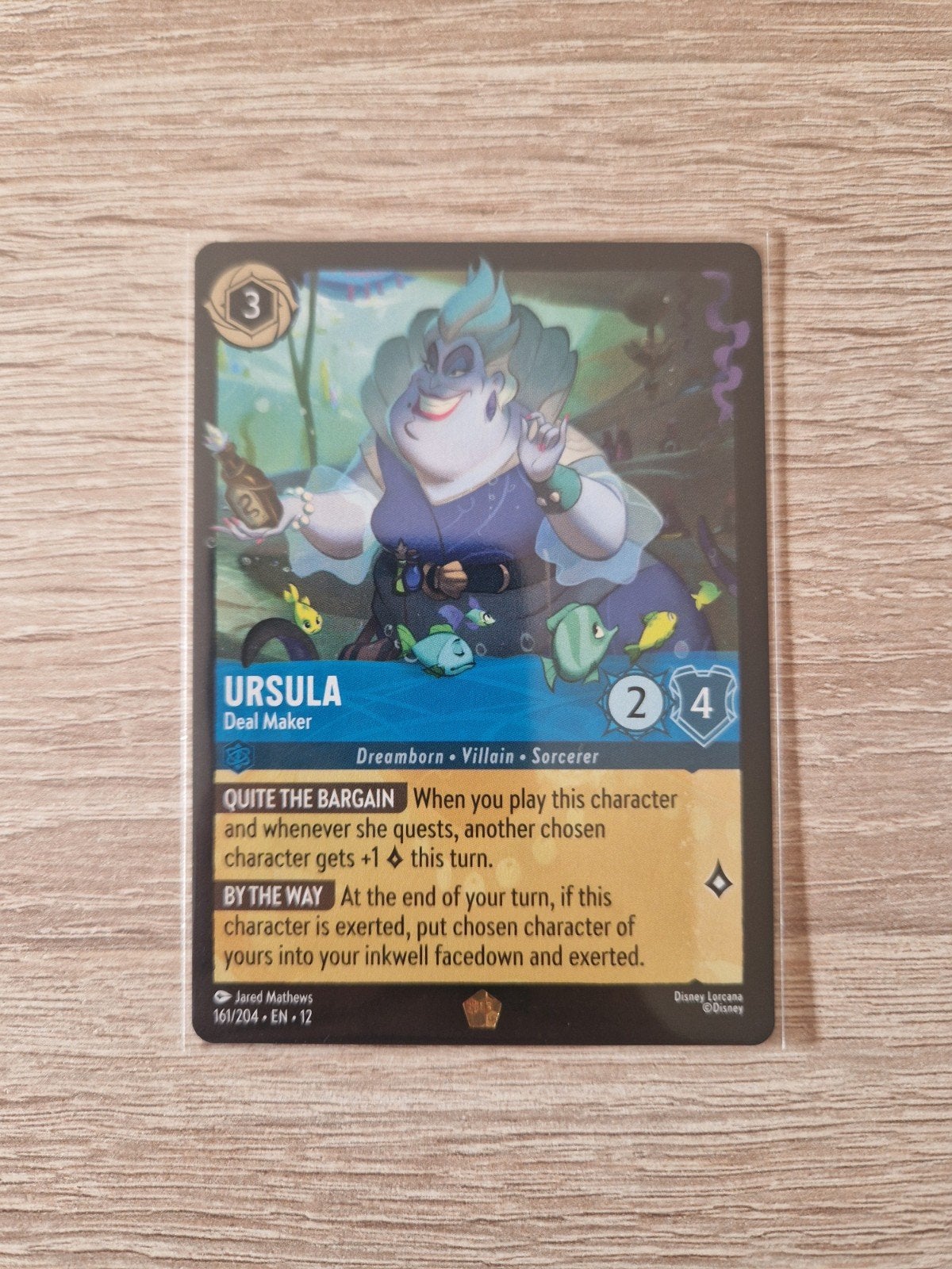 Ursula deal maker #161 12WIL lorcana disney, Ophalen of Verzenden, Zo goed als nieuw, Losse kaart