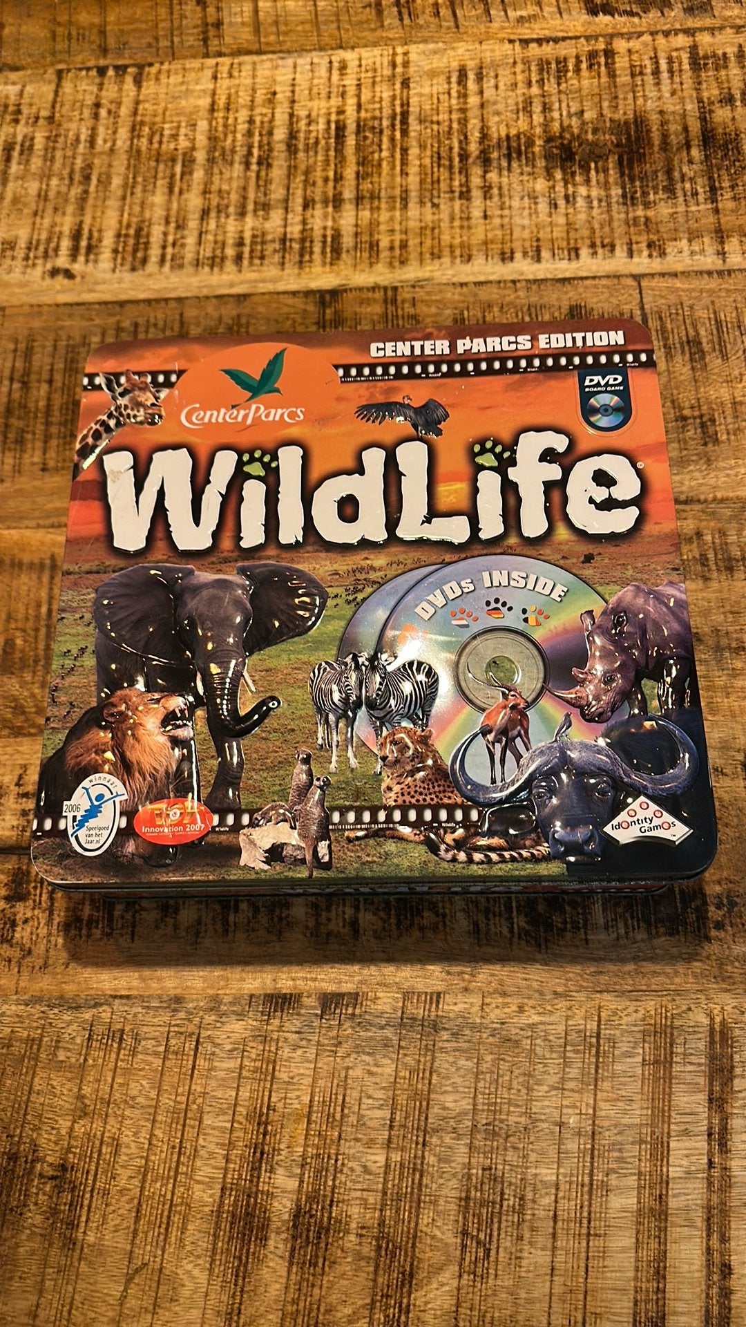 Nieuw (nog deels in plastic) Wildlife spel met 2 dvd’s, Hobby en Vrije tijd, Ophalen of Verzenden, Nieuw