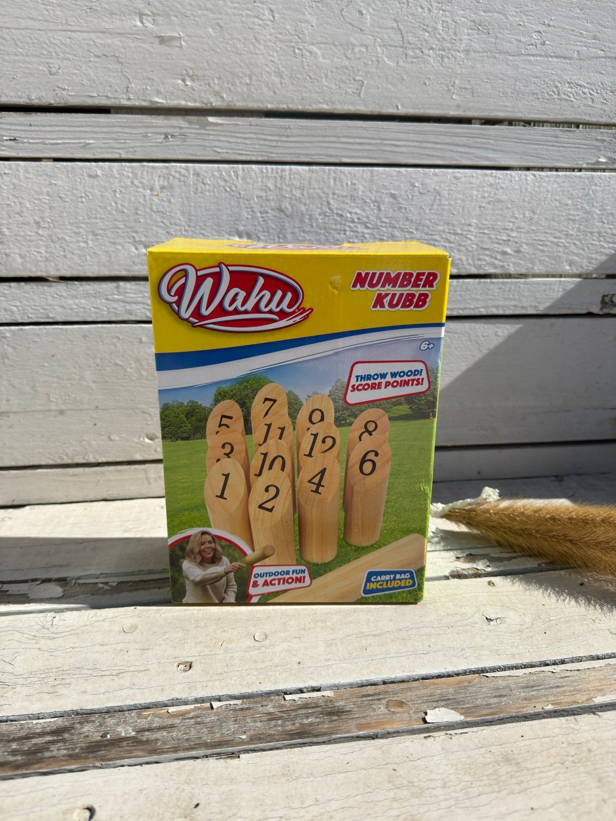 Wahu Number Kubb - Houten Werpspel voor Buiten, Ophalen of Verzenden, Nieuw