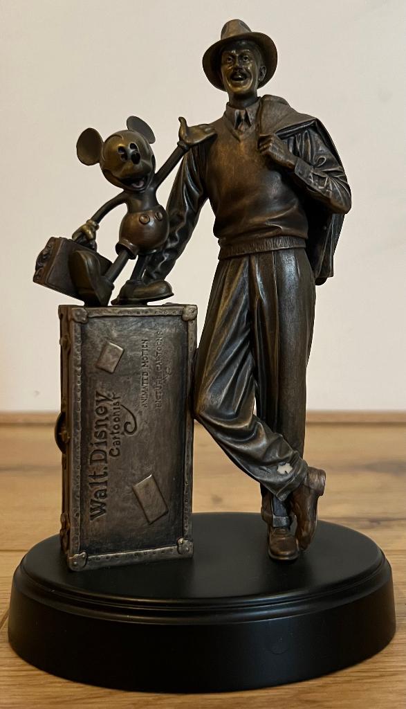 Disney Storytellers Walt Disney & Mickey Mouse Beeld – DCA, Verzamelen, Disney, Ophalen of Verzenden, Mickey Mouse, Zo goed als nieuw