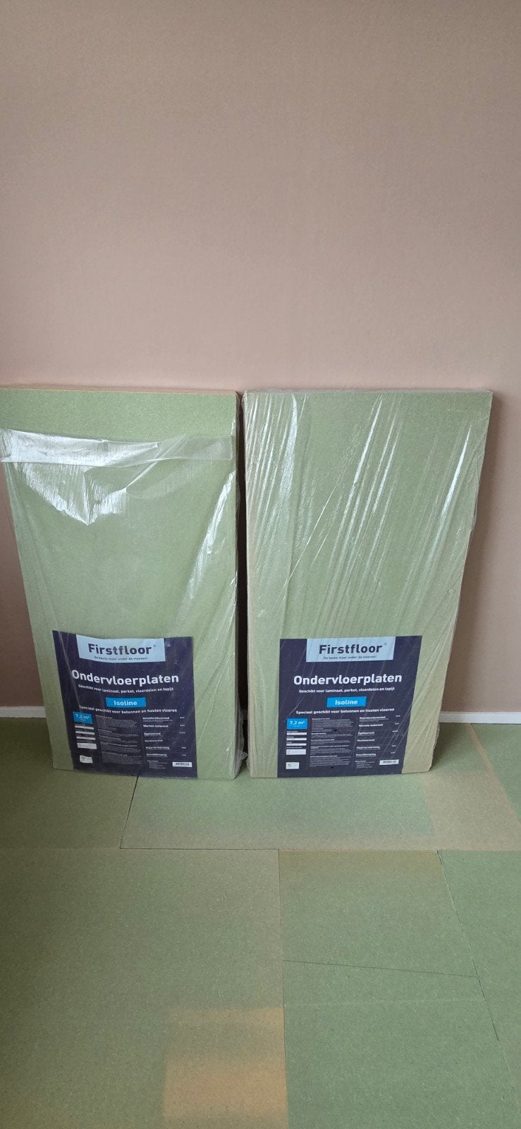 Ondervloerplaten laminaat - 12 m² isoline, 50 tot 150 cm, Overige typen, Ophalen of Verzenden, Zo goed als nieuw