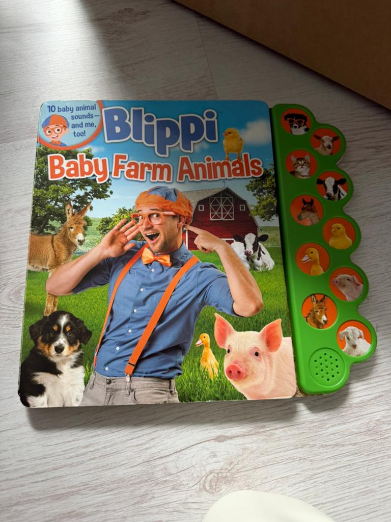 Blippi, Baby farm animals, Ophalen of Verzenden, Zo goed als nieuw, 0 tot 6 maanden