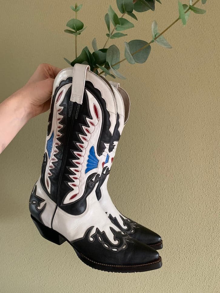Don Quijote cowboylaarzen 37 western boots bohemian laarzen, Hoge laarzen, -, Zwart, -