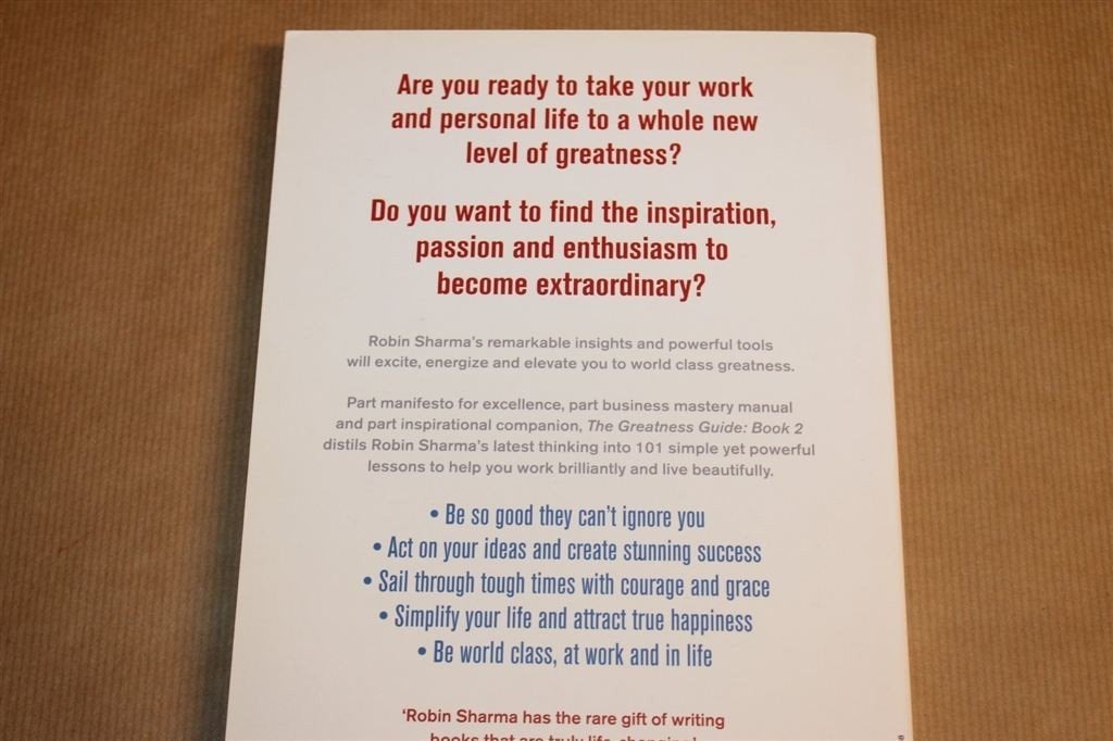 The Greatness Guide 2 — Succes & Persoonlijke Groei [EN], Ophalen of Verzenden, Gelezen