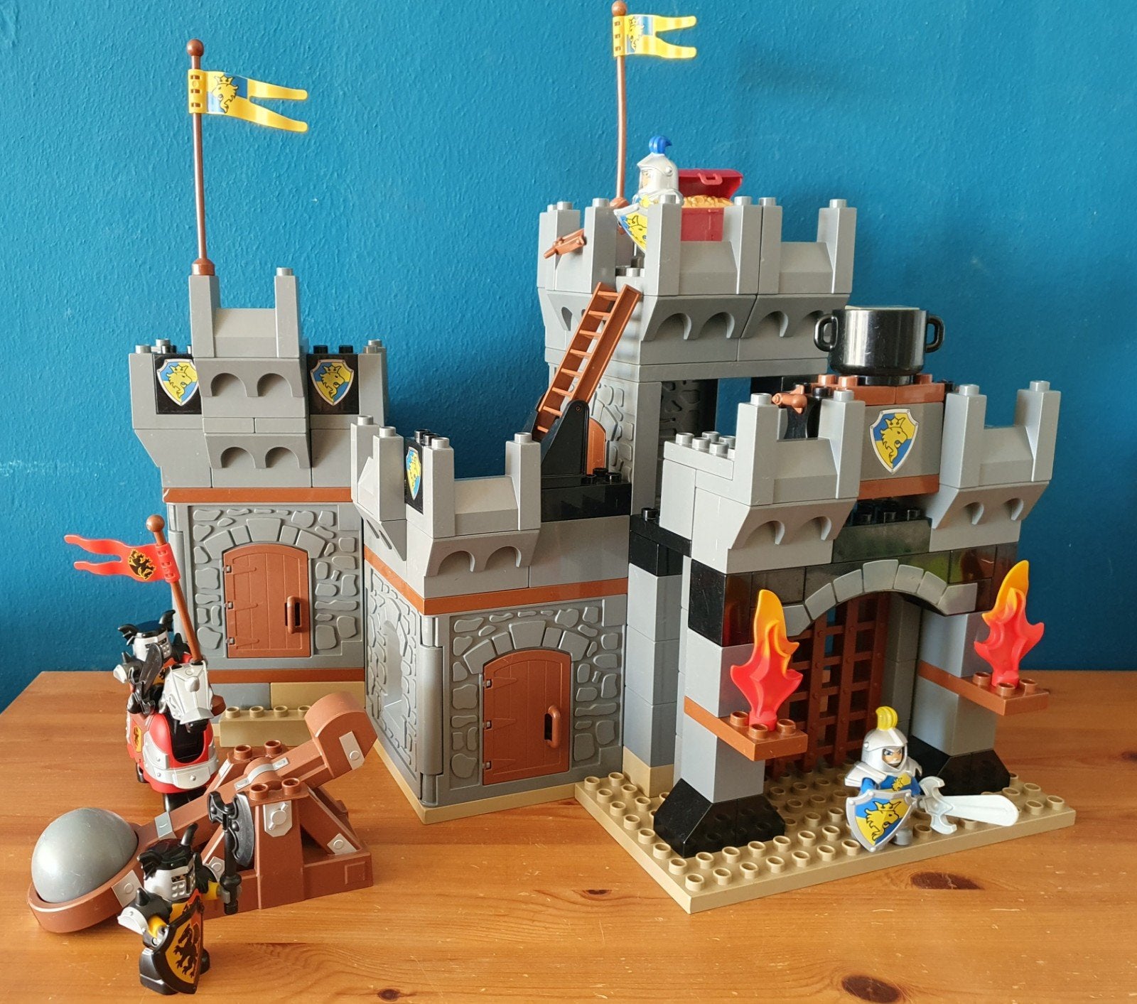 Duplo Groot Kasteel van de Koning set 4777, Ophalen of Verzenden, Zo goed als nieuw, Duplo