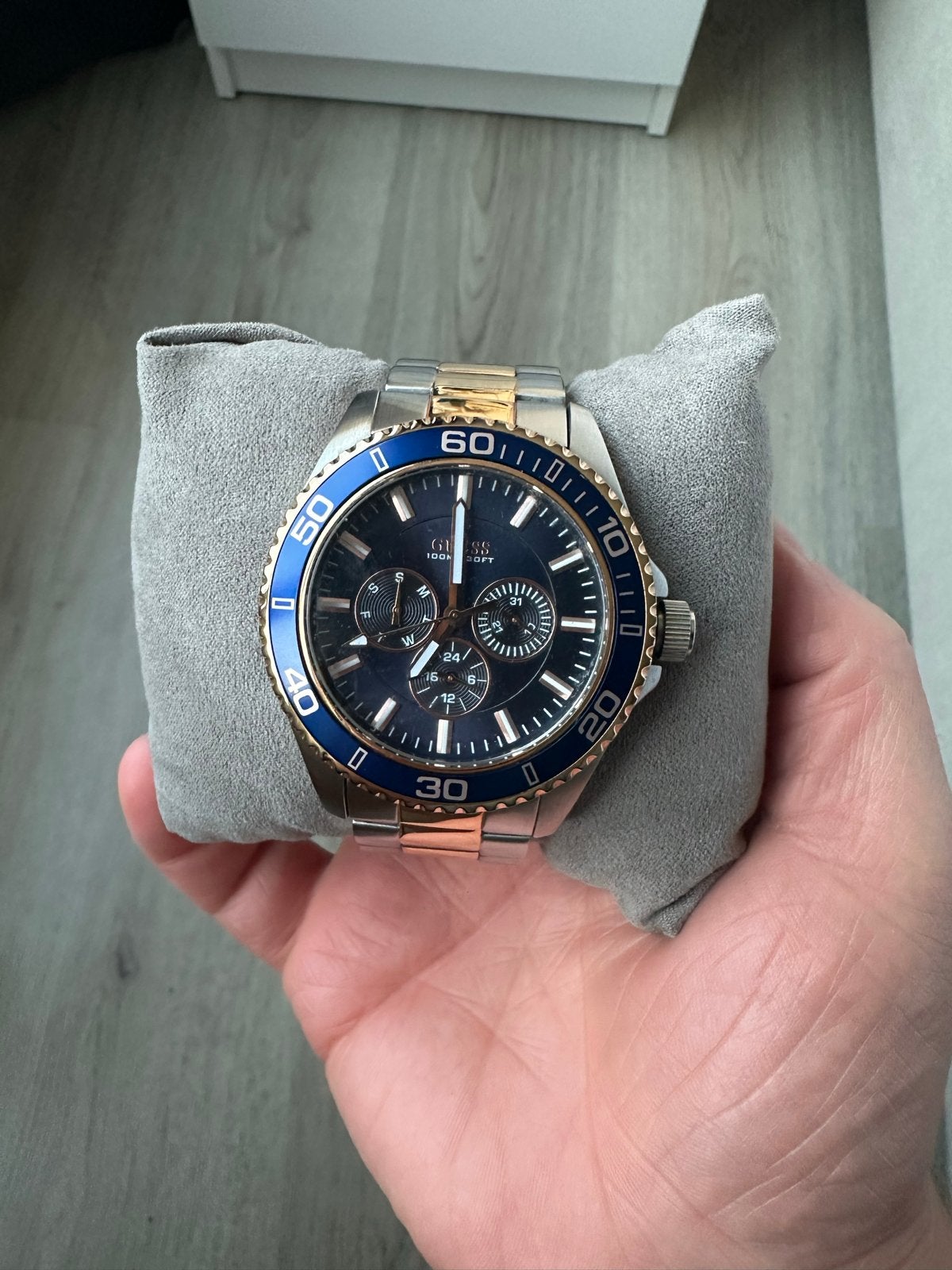 Guess W0172G3 Chaser Horloge - Zilverkleurig Rosékleurig, Overige merken, Staal, Staal, Polshorloge