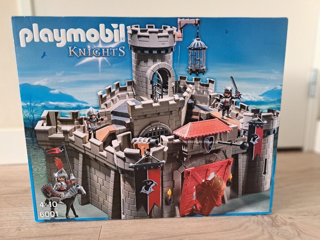 Nieuw Playmobil 6001 Burcht/ridderkasteel + uitbreiding 6371, Ophalen of Verzenden, Nieuw, Complete set
