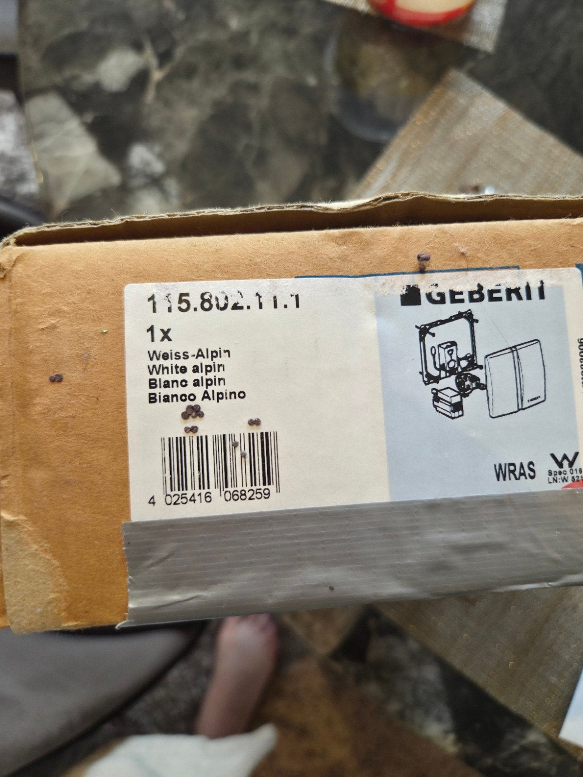 Geberit Electronic IR/IRB urinoirspoeling, Ophalen, Nieuw, Toilet