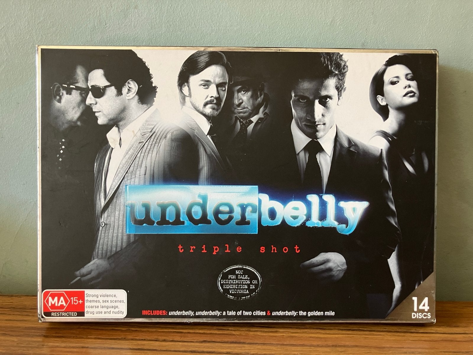 Underbelly Triple Shot - Complete Serie (14 Discs), Vanaf 16 jaar, Misdaad, Engels, Ophalen of Verzenden
