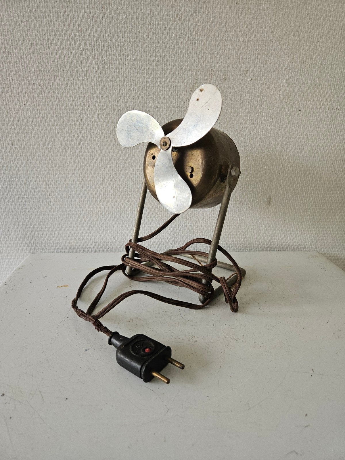 antieke Mini Ventilator - werkend!, Ophalen of Verzenden
