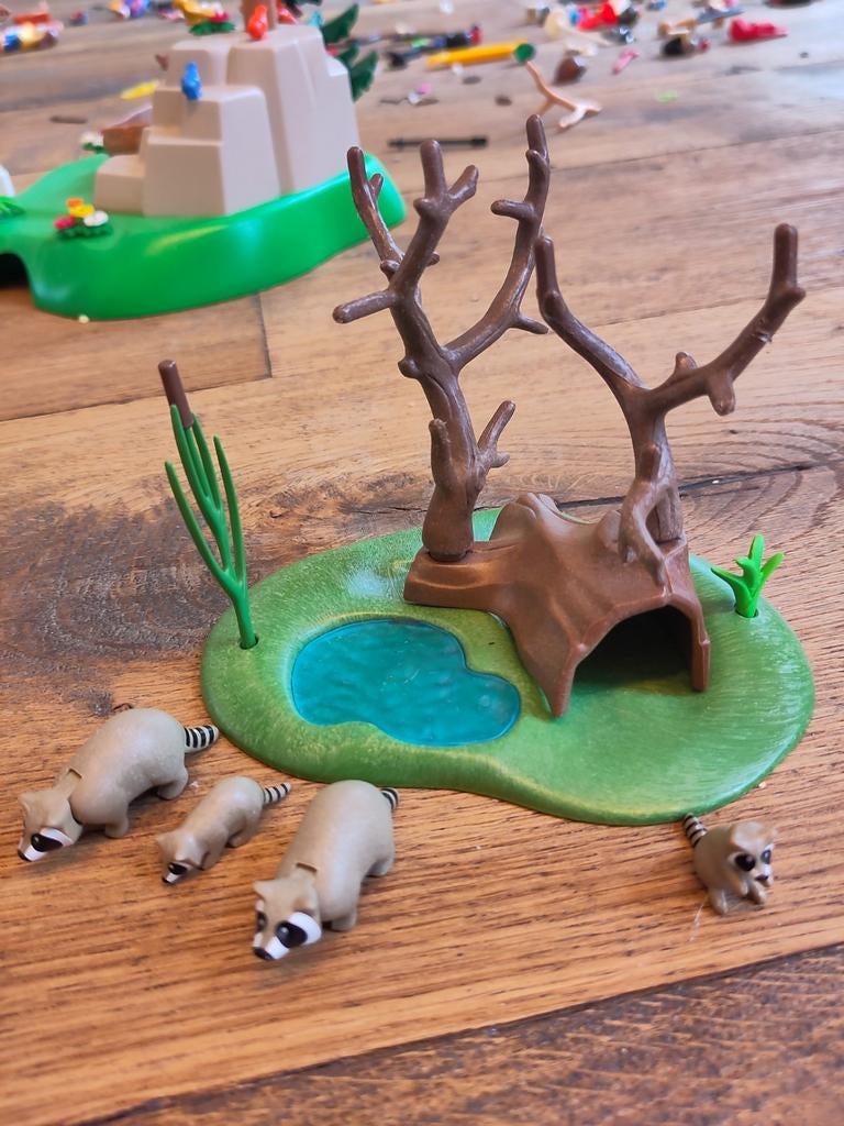 Playmobil Leefgebied Wasbeertjes met werkende waterpomp, Ophalen of Verzenden