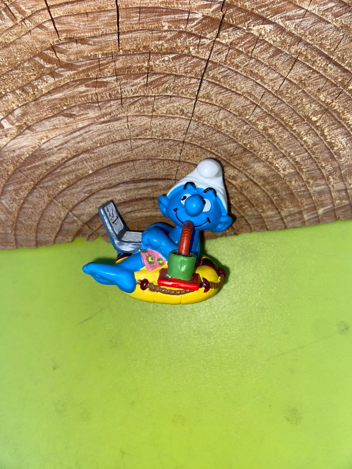 Smurfen workaholic smurf, Ophalen of Verzenden, Zo goed als nieuw, Verschillende Smurfen