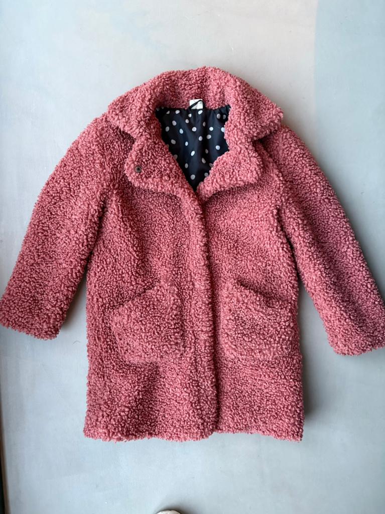 Tussenjas teddy maat 122-128 HEMA, Kinderen en Baby's, Kinderkleding | Maat 122, Ophalen of Verzenden, Zo goed als nieuw