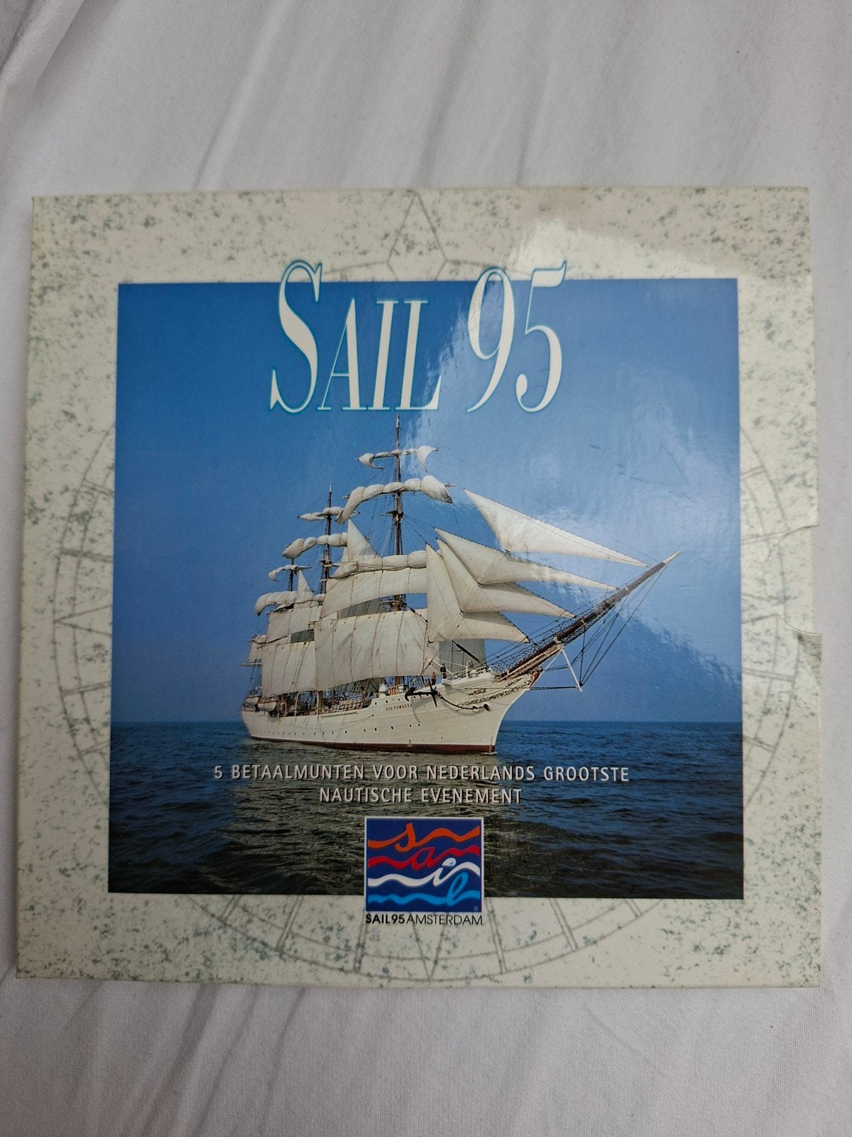 Sail Amsterdam 1995 munten set, Ophalen of Verzenden, Koningin Beatrix