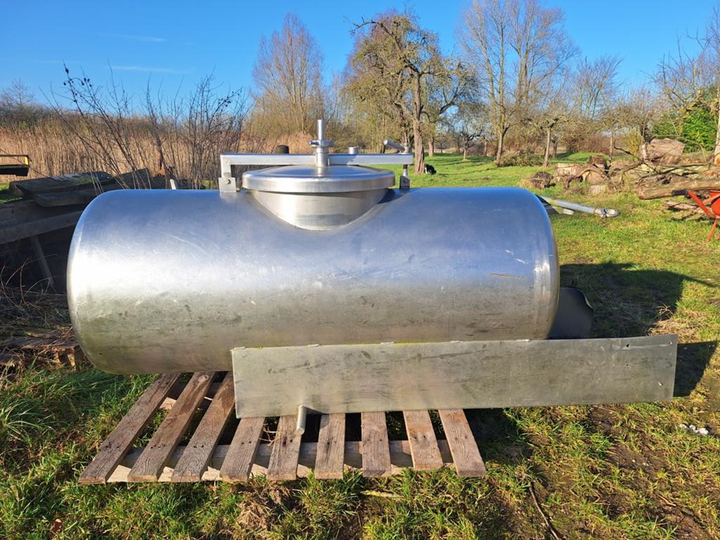 RVS melktank met pomp, 150 liter of meer, Ophalen of Verzenden, Met pomp