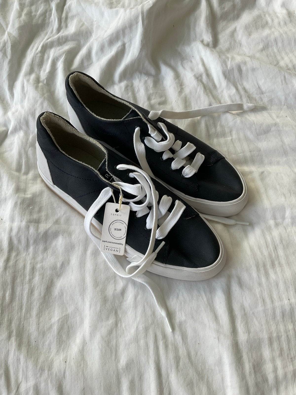 Esprit Vegan sneakers - Maat 40, Verzenden, Zwart, Nieuw, Sneakers of Gympen