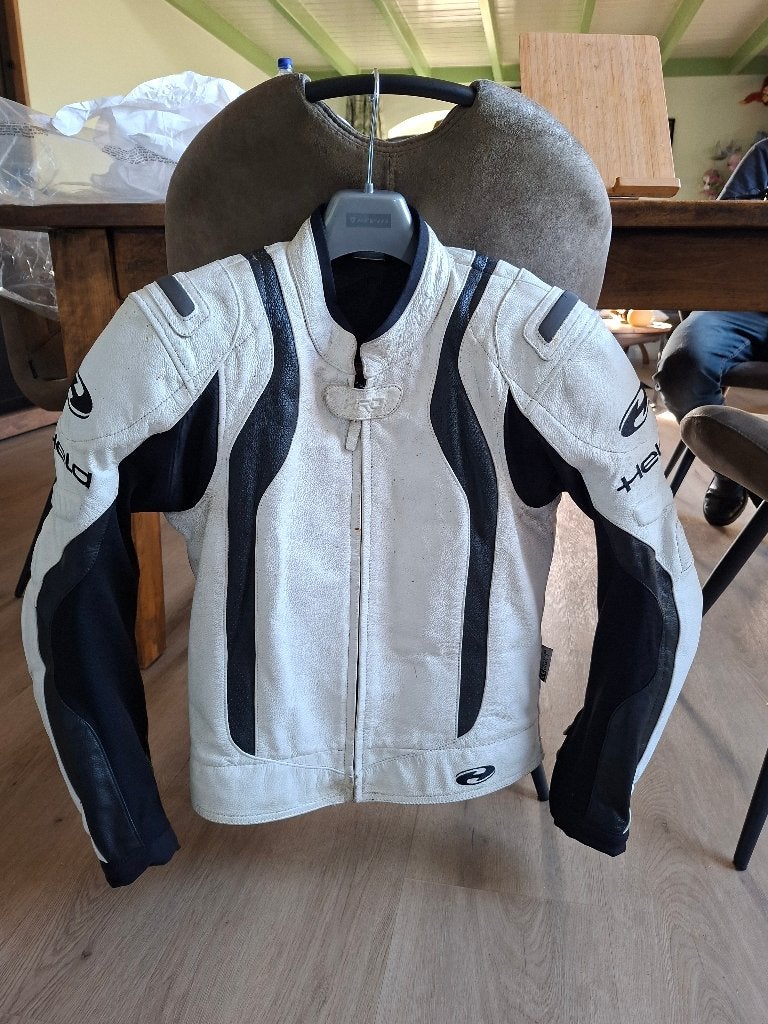 Leren motorjas Held heren mt 50, mt 40 dames, Motoren, Held, Dames, Jas | leer, Ophalen of Verzenden