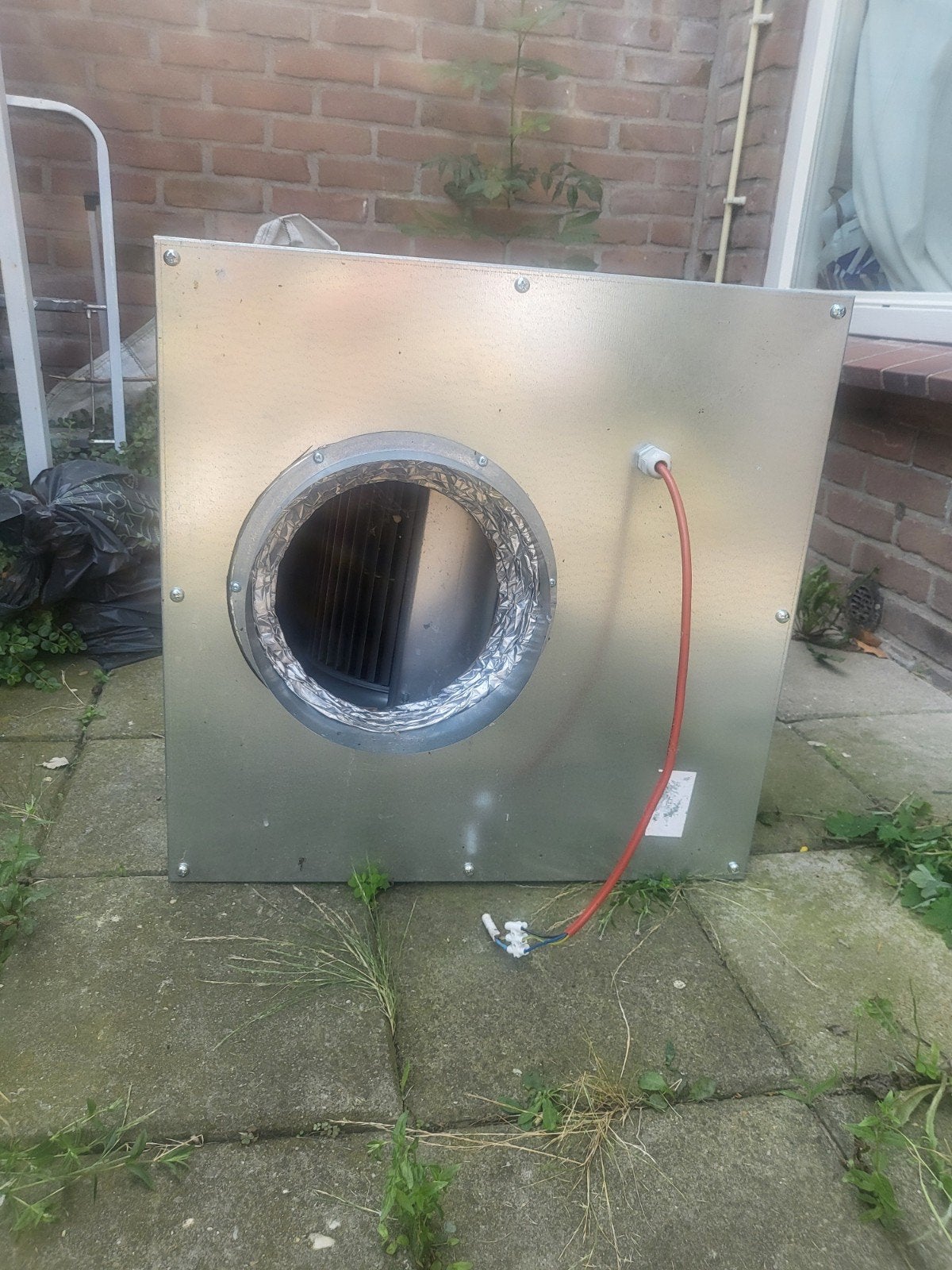 Ventilator/Afzuiger - metalen box 1 grote 2 kleinere, Ophalen, Gebruikt, Ventilator en Afzuiger