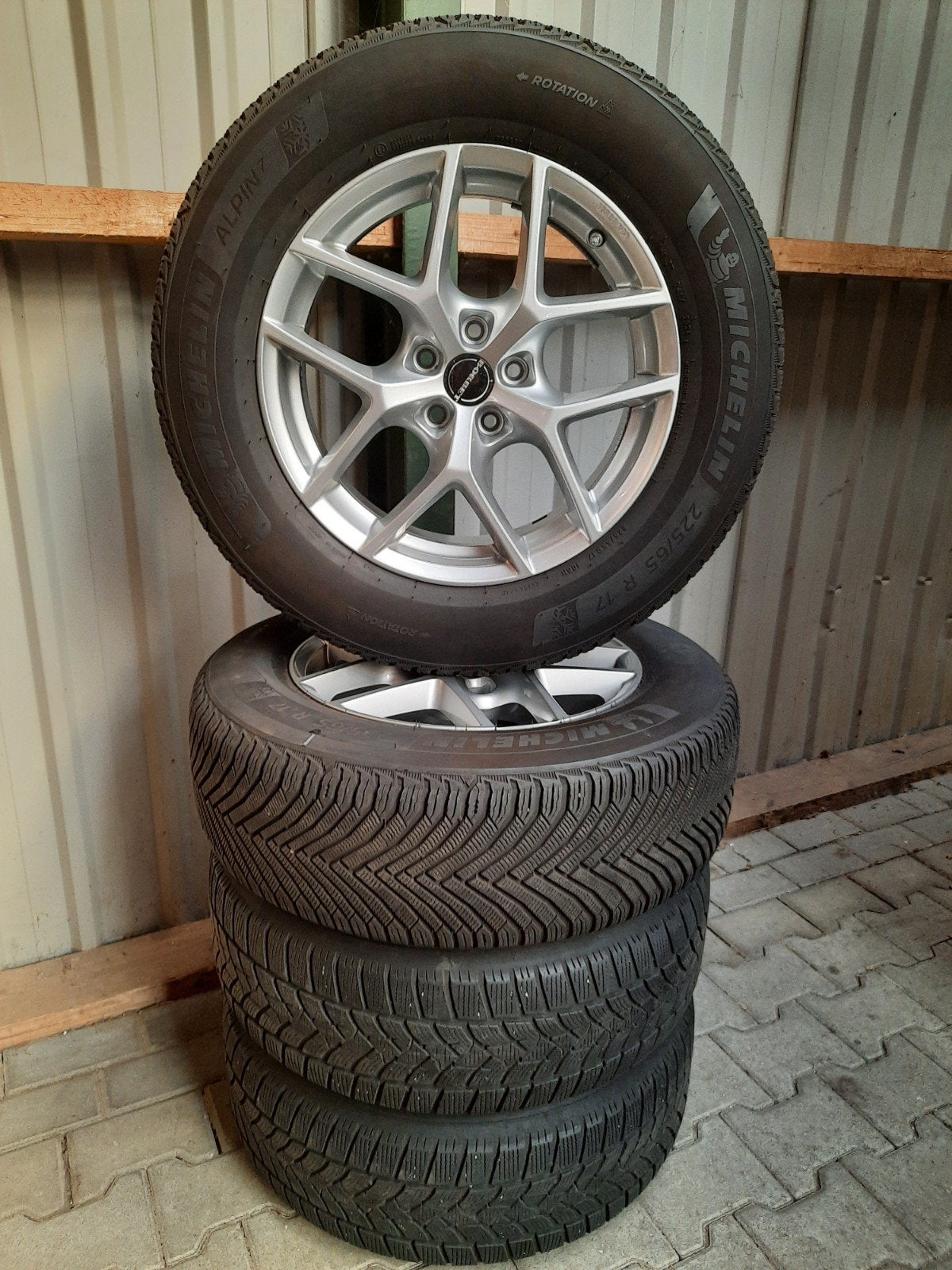 ZGAN 17 inch velgen BORBET 5×108 FORD KUGA VOLVO XC40 XC60, Auto-onderdelen, Gebruikt, Banden en Velgen, 17 inch, Personenwagen