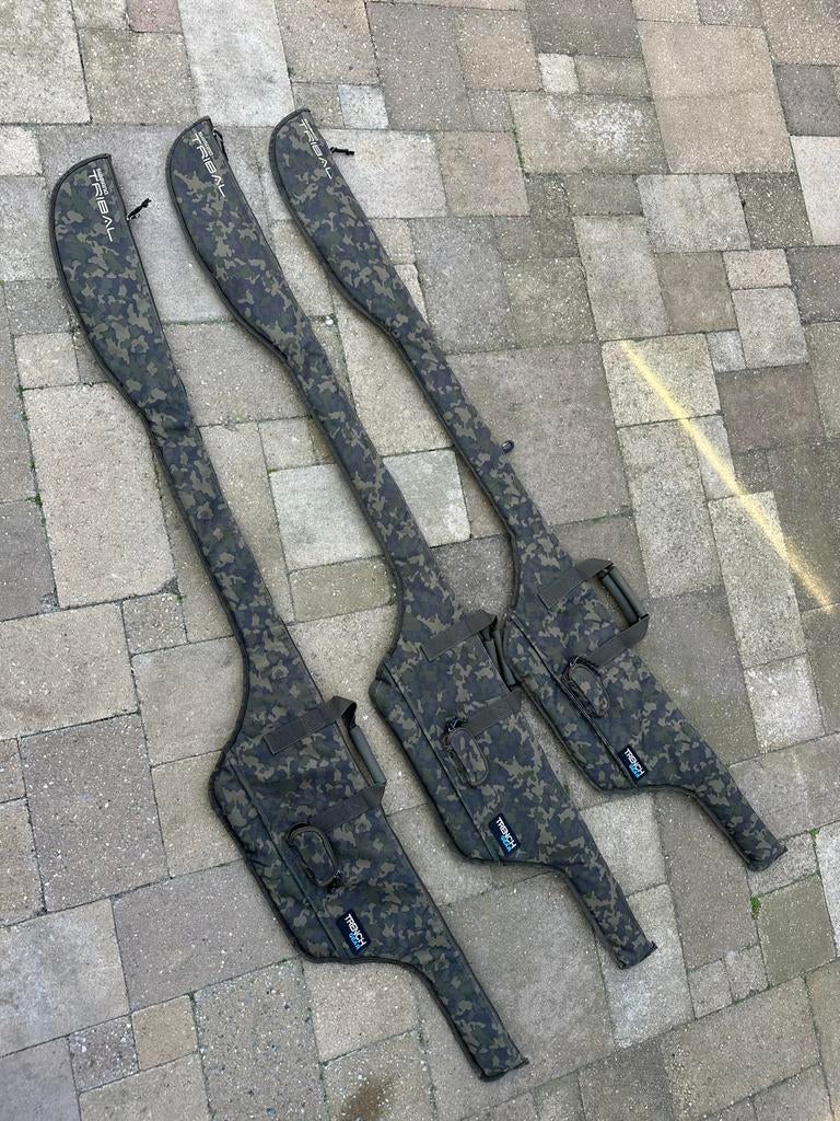 Shimano Tribal Rod Sleeves 12ft  - 3 stuks, Ophalen of Verzenden, Zo goed als nieuw, Overige typen