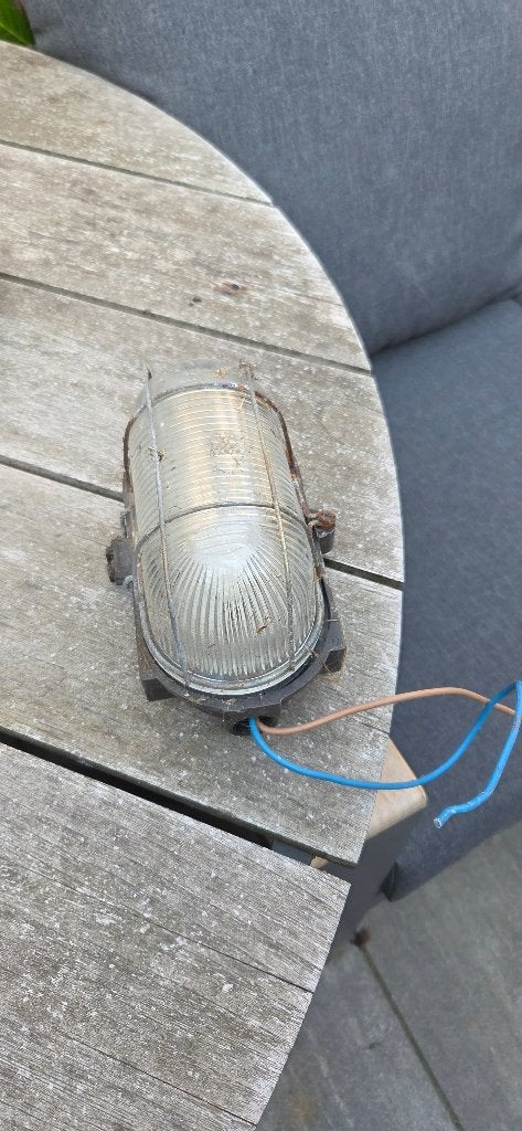 Retro buitenlamp, Ophalen, Overige materialen, Gebruikt, Wandlamp
