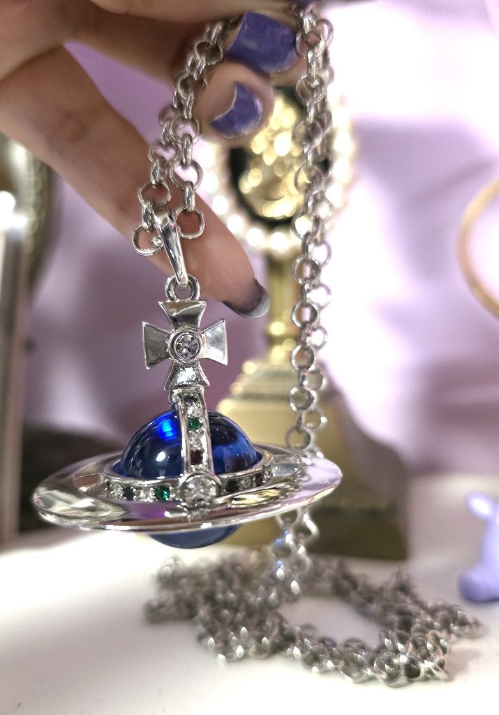 vivienne westwood orb ketting groot designer japan fashion, Sieraden, Tassen en Uiterlijk, Kettingen, Overige materialen, Verstelbaar