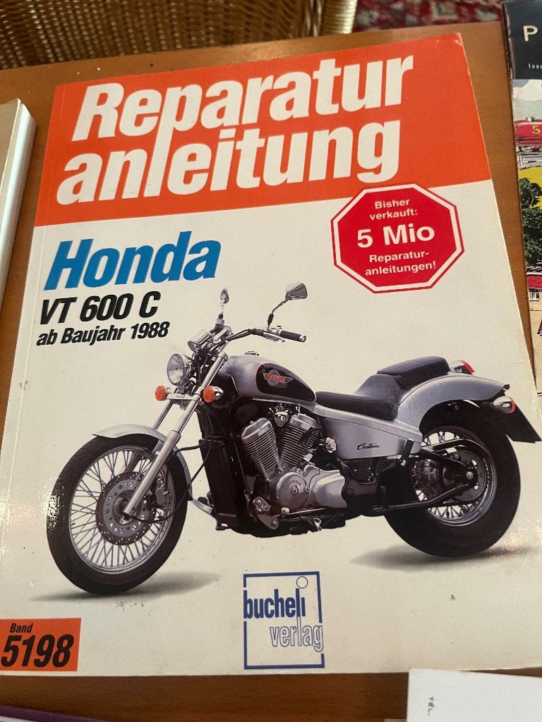 Handleiding motor Honda VT 600 C, Ophalen of Verzenden, Honda