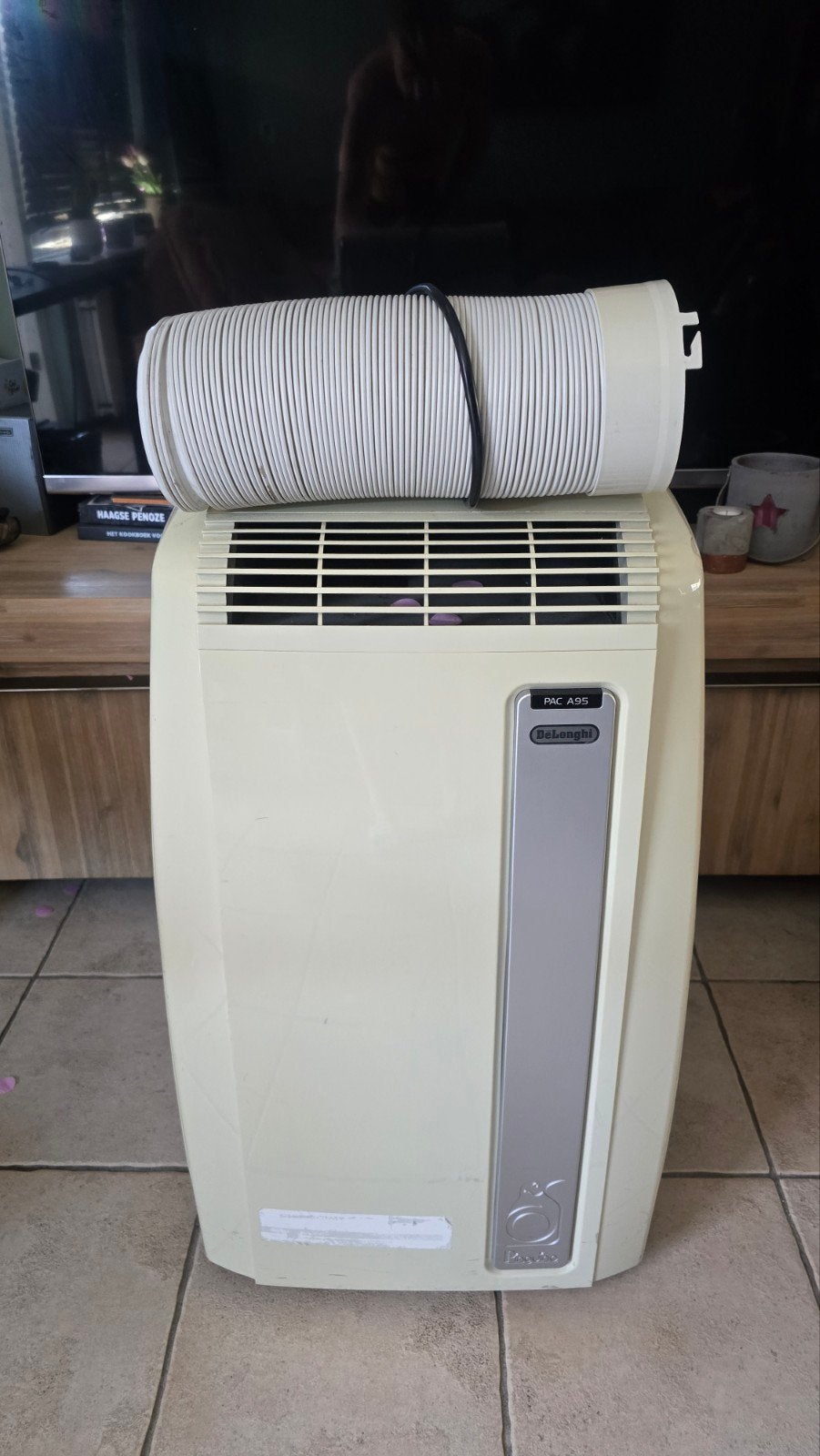 DeLonghi PAC A95 Mobiele Airco met Afstandsbediening, Gebruikt, Minder dan 60 m³, 3 snelheden of meer, Ophalen of Verzenden