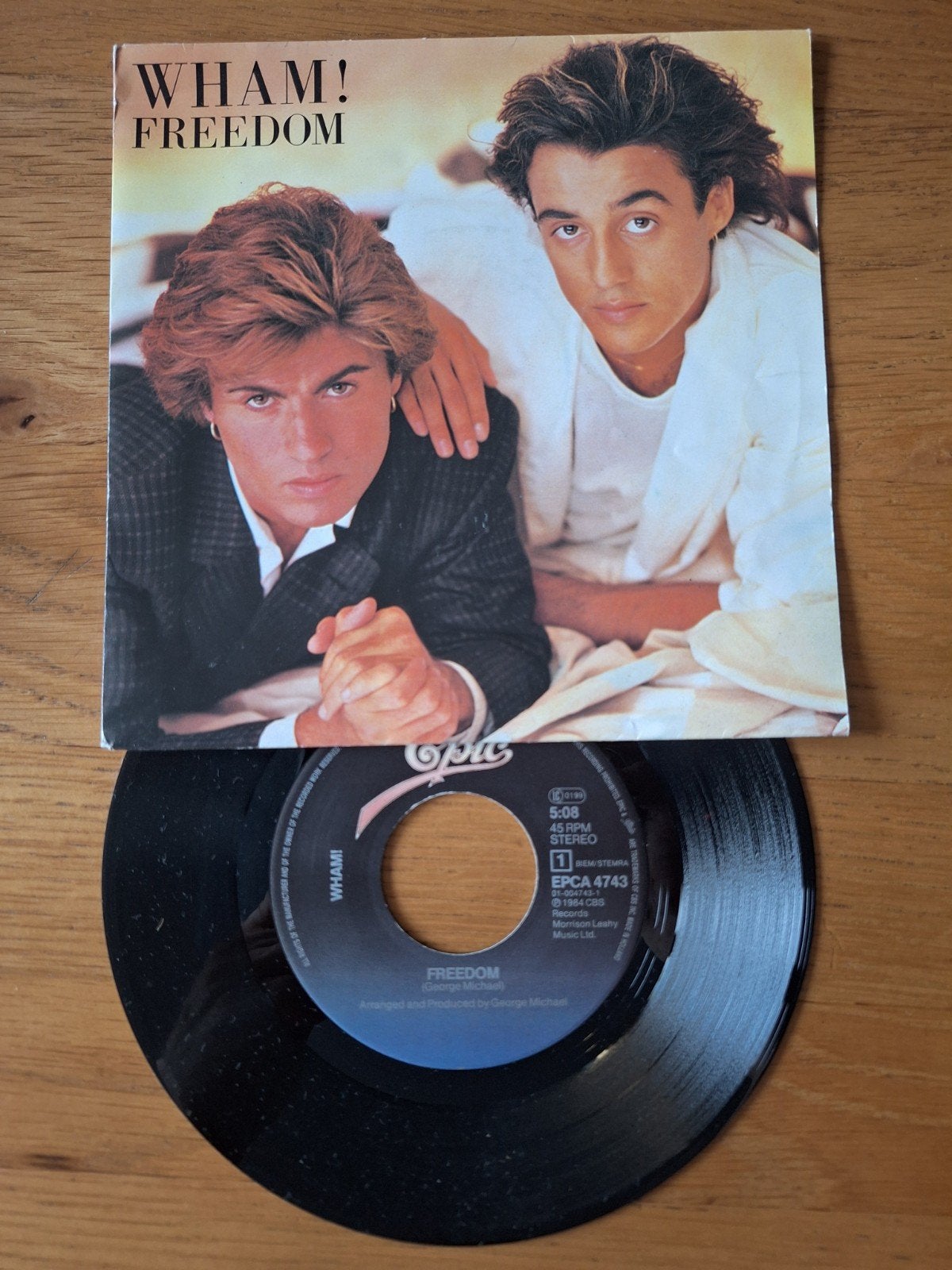 Wham! - Freedom (Vinyl Single), Cd's en Dvd's, Vinyl Singles, Gebruikt, 7 inch, Ophalen of Verzenden, Pop