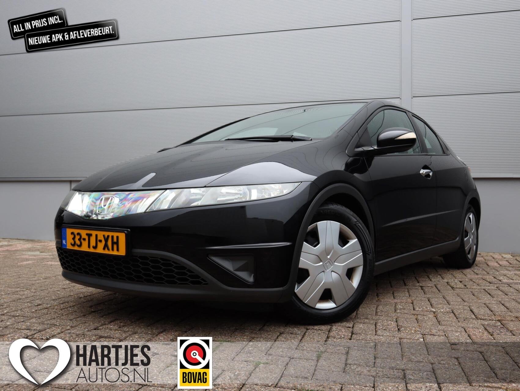 Honda Civic 1.4 Comfort 5drs Automaat (Vol-Opties!) NL-auto, Auto's, 83 pk, Gebruikt, Huisgarantie, 4 cilinders