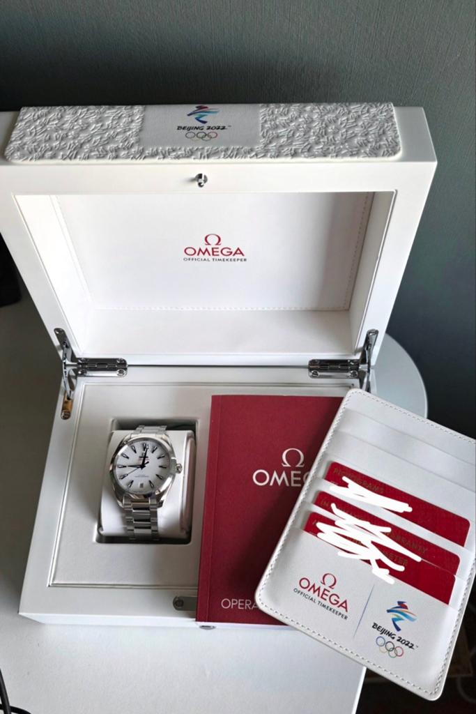 Omega Seamaster Aqua Terra 150M 522.10.41.21.04.001 full set, Sieraden, Tassen en Uiterlijk, Horloges | Heren, Ophalen, Staal