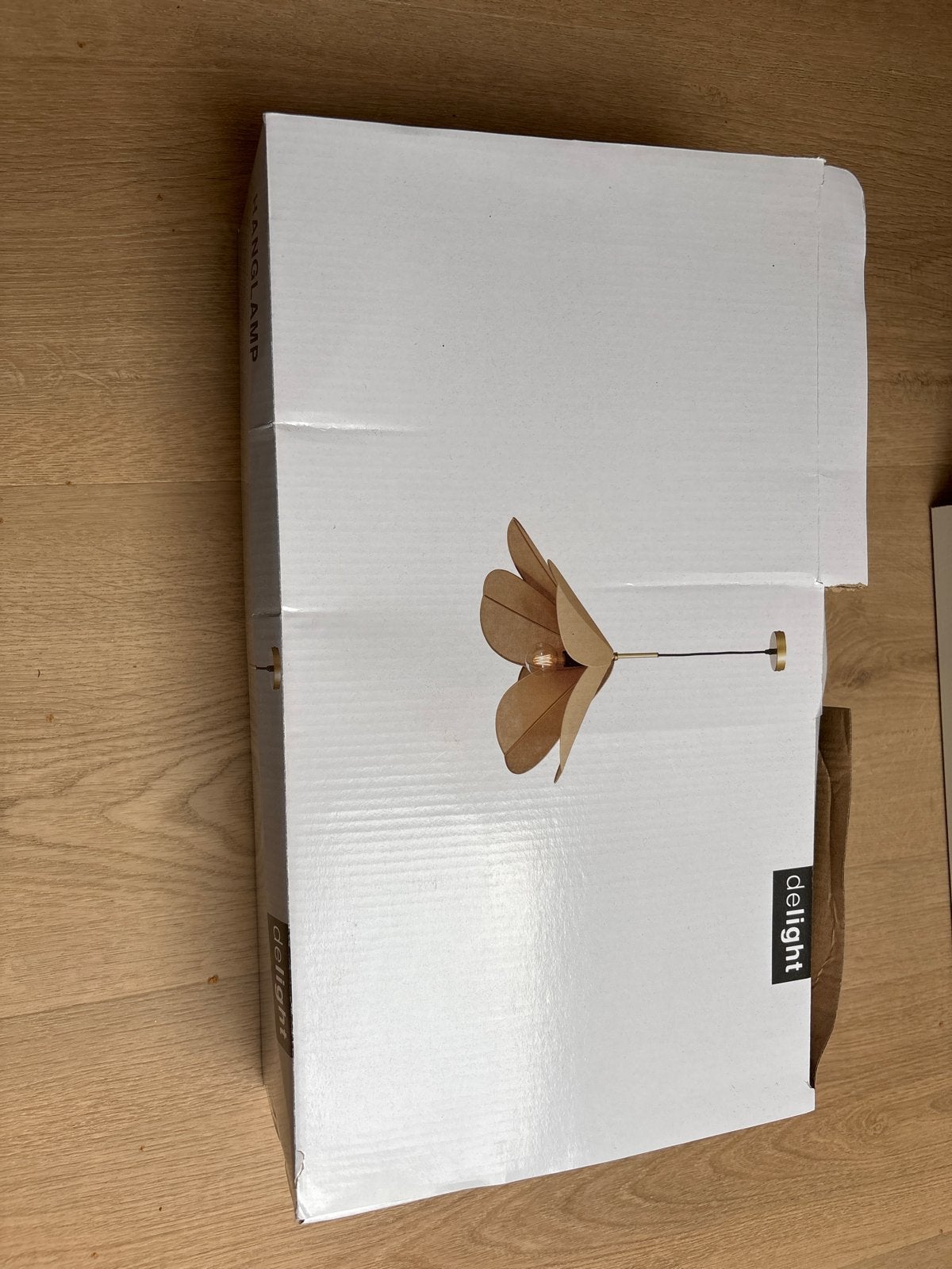 Delight bloemen Hanglamp - Nieuw in Doos kwantum, Ophalen, Nieuw, Overige materialen, E27 (groot)