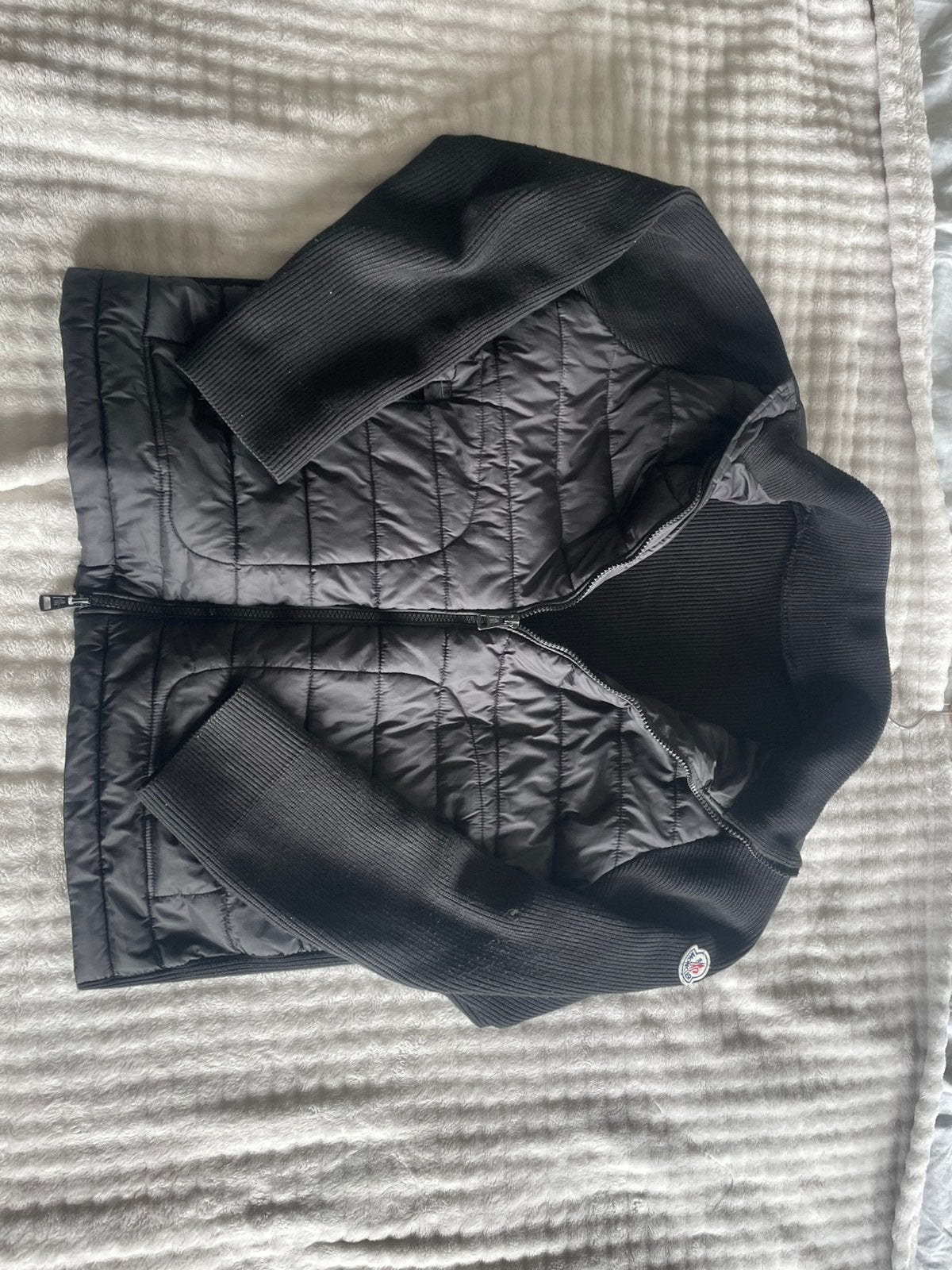Moncler Cardigan Full Zip Zwart, Kleding | Heren, Ophalen of Verzenden, Zwart
