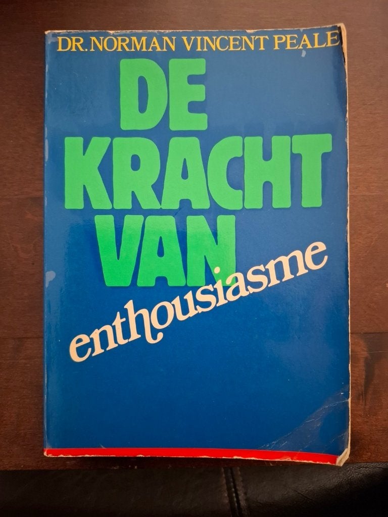 De kracht van enthousiasme, Dr Norman Vincent Peale, Ophalen of Verzenden, Gelezen, Persoonlijkheidsleer, Dr Norman Vincent Peale