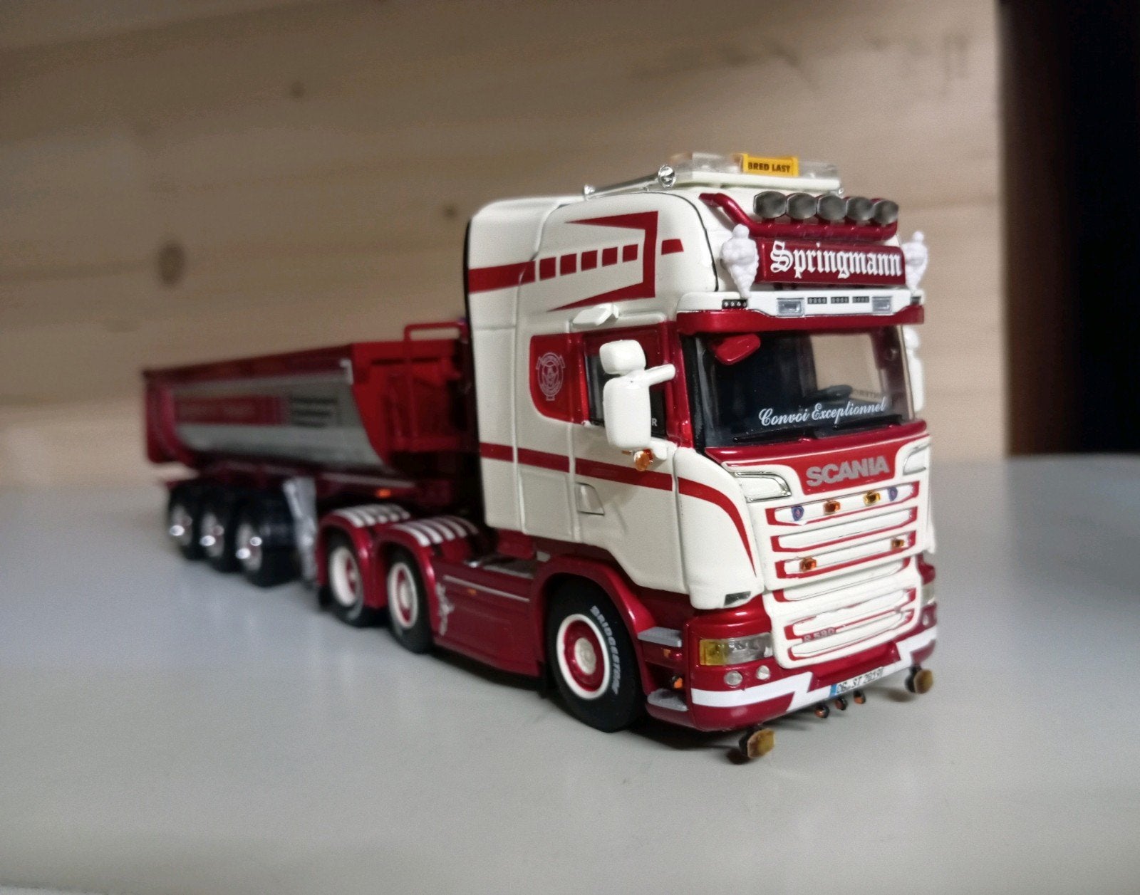 Scania R Springmann kipper WSI, Ophalen of Verzenden, Nieuw, Bus of Vrachtwagen, Wsi