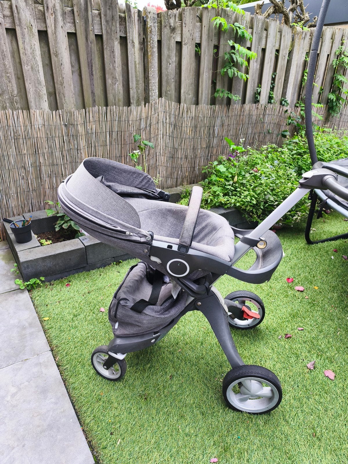 Stokke Xplory V5 kinderwagen - Grijs, Kinderen en Baby's, Ophalen of Verzenden, Gebruikt, Kinderwagen, Overige merken