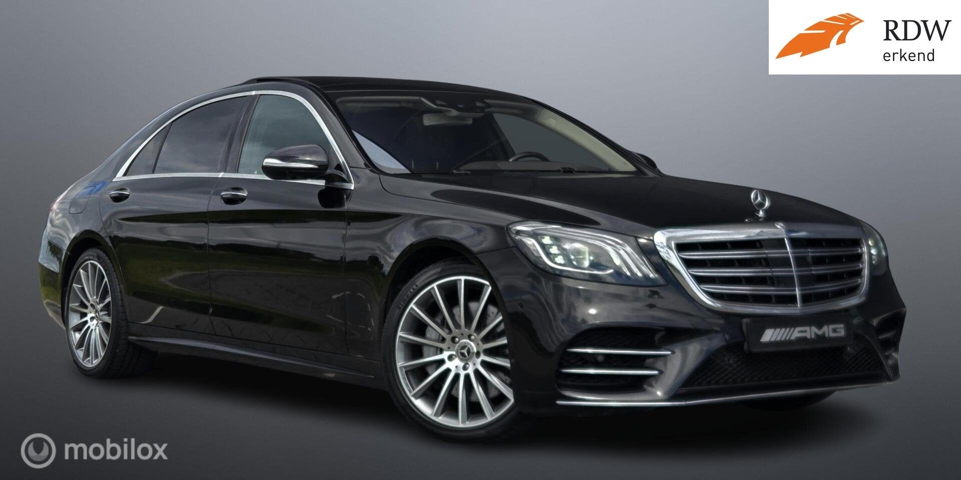Mercedes S-klasse 400 Lang 4Matic AMG Designo NAP Vol Opties, Auto's, Automaat, Gebruikt, Bedrijf, Diesel