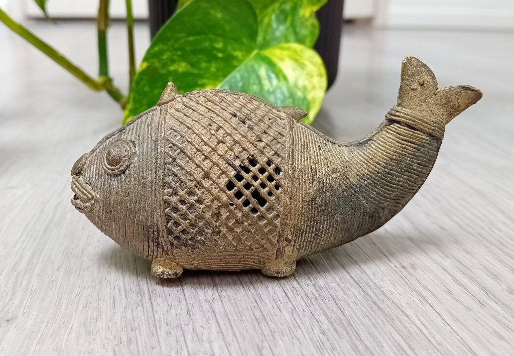 dhokra bronzen vis, Verzenden