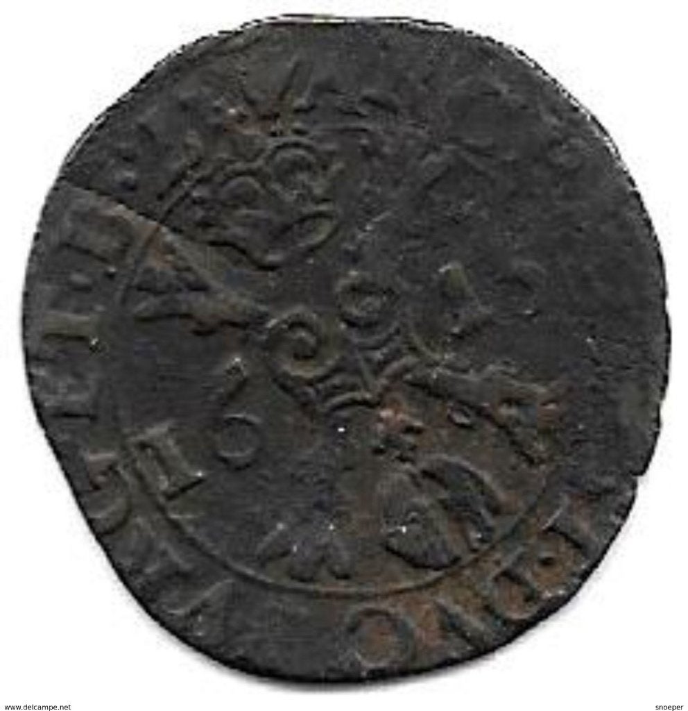 1/2 LIARD Brabant -ALBERT VS ET ISABET 1615 ANTWERP km 32.1, Verzenden, Losse munt